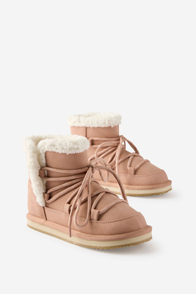 Kids Teddy Lined Winter Boot, ZEPHYR/LACES
