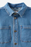 Regular Denim Jacket, BONDI MID BLUE - alternate image 2