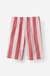 Issy Summer Pant, VARSITY RED/BLUSH PINK STRIPE - example image 1