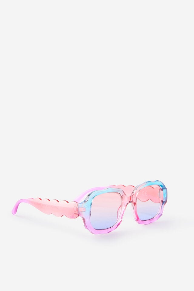 Kids Oversized Square Sunglasses, RAINBOW