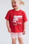 Baby Essential Short Sleeve Graphic Tee, VARSITY RED/XMAS CHRISTMAS MARKET - example image 3