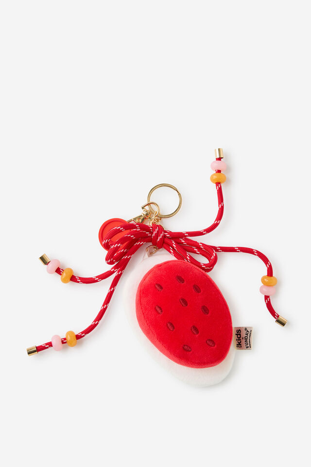 Kids Licensed Bag Charm, LCN FND/STRAWBERRY & CREAM FUNDAY SWEETS