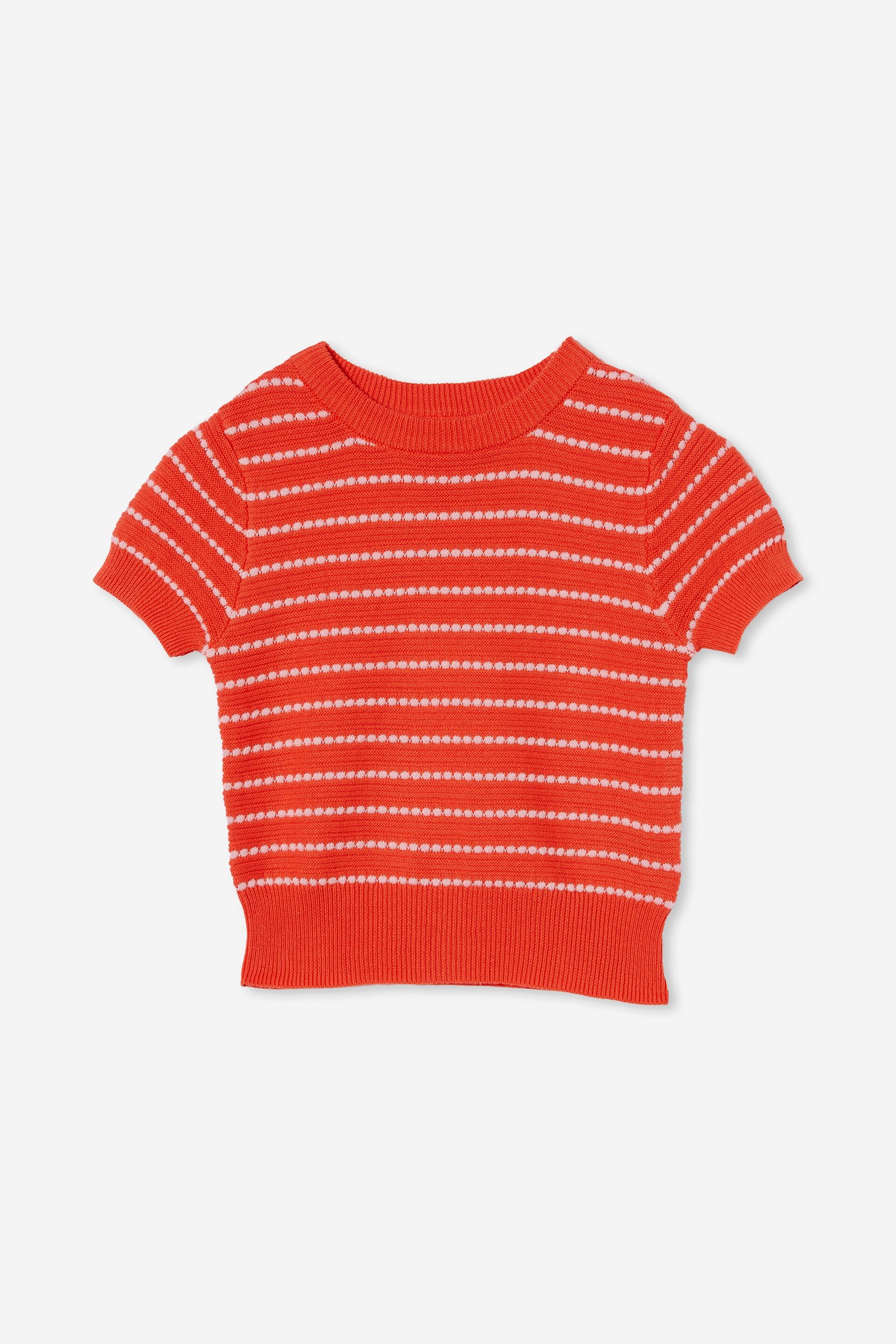 Girls 2-14 Tops & T-Shirts | Kinsley Short Sleeve Knit - TA29776