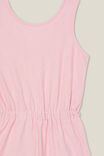 Romy Playsuit, BLUSH PINK HEART TEXTURE - alternate image 2