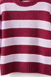 Soft Knit Sweater, BERRY JAM/STRIPES - example image 2