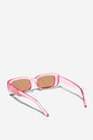 Kids Rachel Rectangle Sunglasses, BLUSH PINK/BROWN - alternate image 3