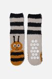 Slipper Sock, HONEY GOLD BEE - alternate image 1