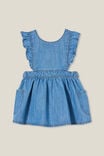 Vestido - Paige Ruffle Pinafore Dress, AIRLIE LIGHT BLUE WASH - vista alternativa 1