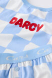 Lightning McQueen Disney Pixar Personalised SS Boxer PJ Set, LCN DIS CLOUD BLUE/LIGHTNING MCQUEEN - example image 1