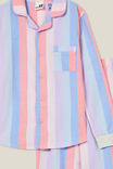 Angeline Long Sleeve Pyjama Set, ZEPHYR/RAINBOW STRIPE - alternate image 2