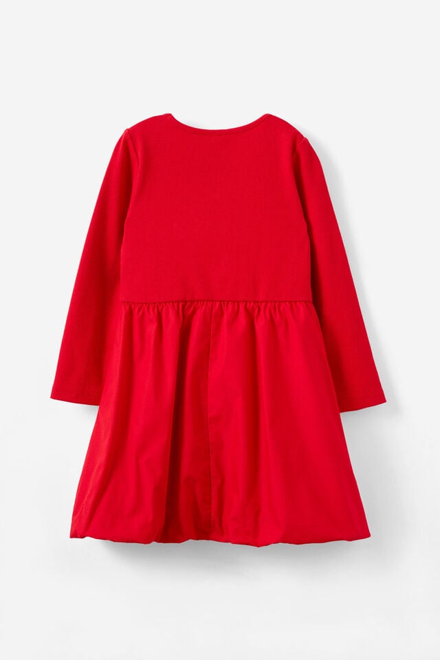 Lillian Bubble Dress, VARSITY RED