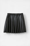 Athena Pleated Skirt, BLACK - alternate image 3