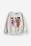 License Dusty Fleece Crew Neck, LCN MT TLC/FOG GREY MARLE - alternate image 1