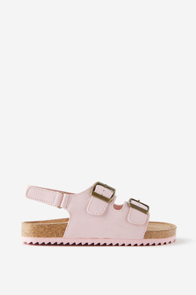 Kids Double Buckle Sandal, TEA PARTY PINK