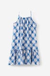 Hallie Tiered Dress, SANDY FLORAL/DUSK BLUE - alternate image 3