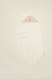 Baby Snuggle Towel, MILK/BEAR - alternate image 2