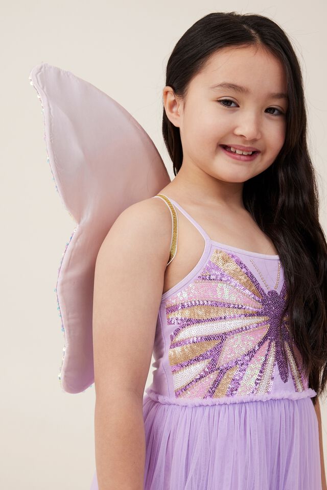 Kids Butterfly Wings, RAINBOW SEQUINS