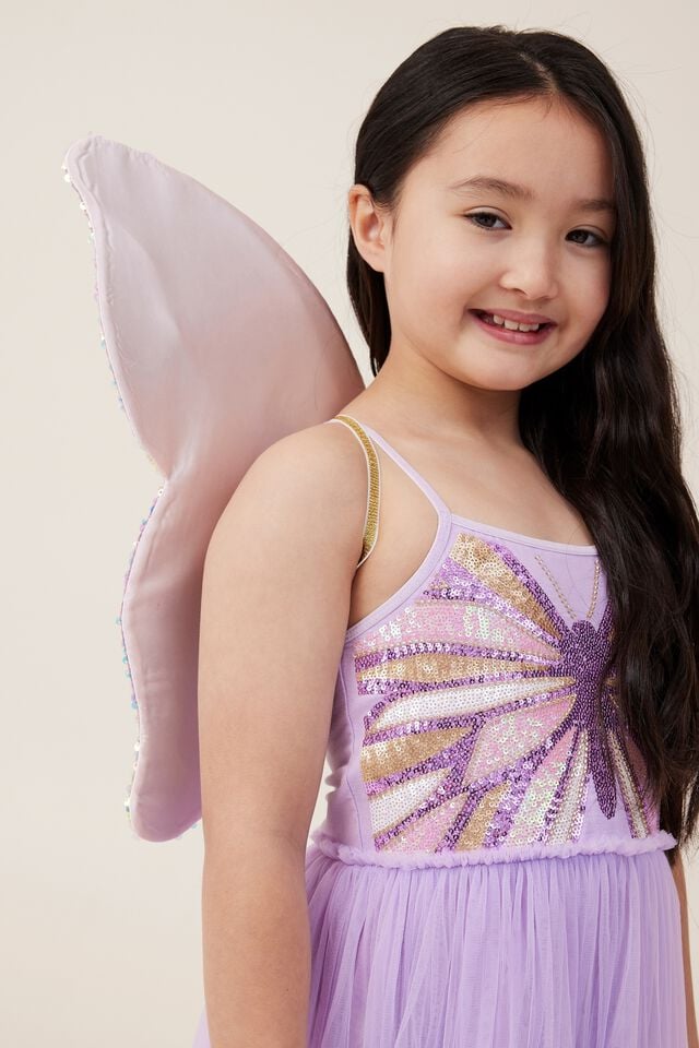 Kids Butterfly Wings, RAINBOW SEQUINS