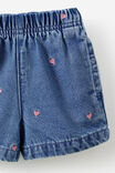 Jagger Denim Short, BURLEIGH BLUE WASH/HEART - example image 4