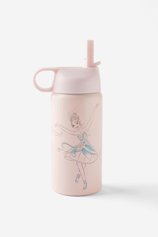 Kids Metal Drink Bottle - Personalised, LCN DIS PRINCESSES/BALLERINA PINK