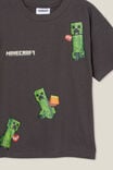 Minecraft License Drop Shoulder Short Sleeve Tee, LCN MIN PHANTOM/MINECRAFT CREEPER - alternate image 2