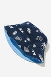 Kids Reversible Bucket Hat, BEACH CLUB/DUSK BLUE - alternate image 2