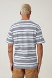 Loose Fit Stripe T-Shirt, SKY BLUE EVERYDAY STRIPE - alternate image 3