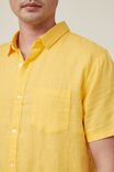 Linen Short Sleeve Shirt, TUSCAN SUN - alternate image 4