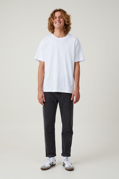 Calça - Relaxed Tapered Jean, PITSTOP BLACK