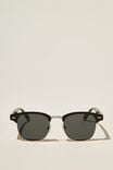Óculos de Sol - Leopold Sunglasses, BLACK SILVER SMOKE - vista alternativa 1