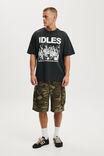 Idles Music Everyday Fit T-Shirt, LCN BRA WASHED BLACK / IDLES - DANCING - example image 2