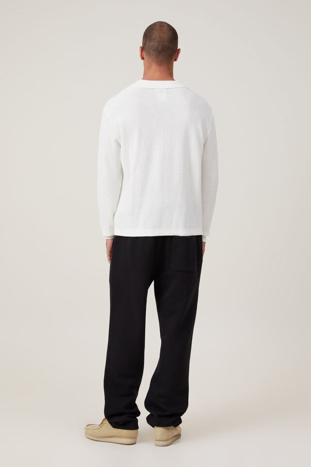 Relaxed Track Pant, BLACK
