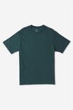 Organic Loose Fit T-Shirt, PINENEEDLE GREEN - alternate image 2