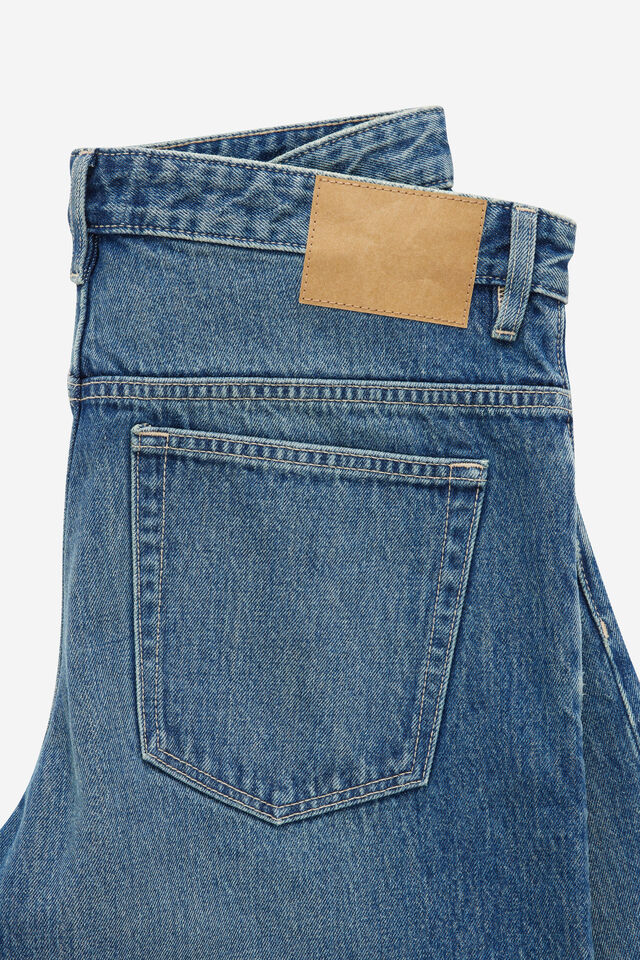 Baggy Denim Short, AFFECTION BLUE
