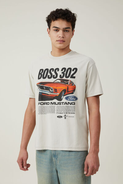 Camiseta - Ford T-Shirt, LCN FOR IVORY/BOSS 302