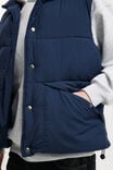 Vermont Puffer Vest, NAVY - alternate image 4