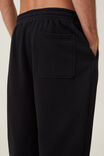 Baggy Cuffed Track Pant, BLACK - alternate image 4
