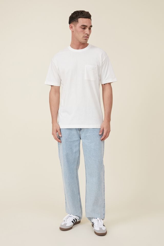 Organic Loose Fit T-Shirt, VINTAGE WHITE