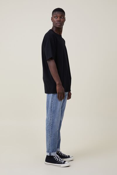 Relaxed Tapered Jean, CABLE BLUE