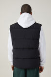 Recycled Puffer Vest, BLACK - alternate image 3
