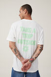 Camiseta - Dabsmyla Loose Fit T-Shirt, LCN DAB VINTAGE WHITE / WORLD PEACE - vista alternativa 3