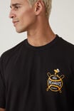 Snoopy Loose Fit T-Shirt, LCN PEA BLACK / SNOOPY NEW YORK - alternate image 4