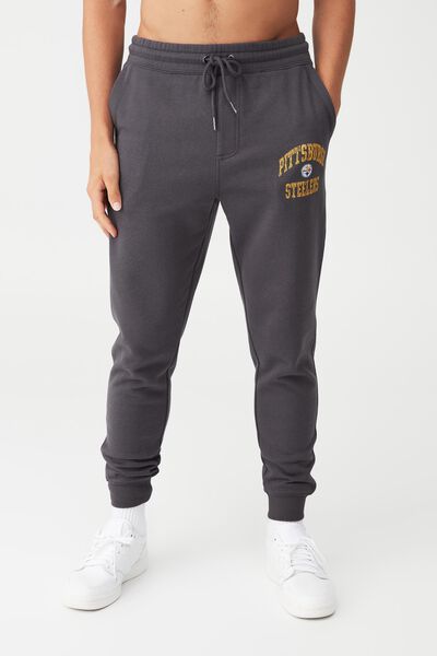 Active Collab Trackpant, LCN NFL FADED SLATE/PITTSBURG STEELERS
