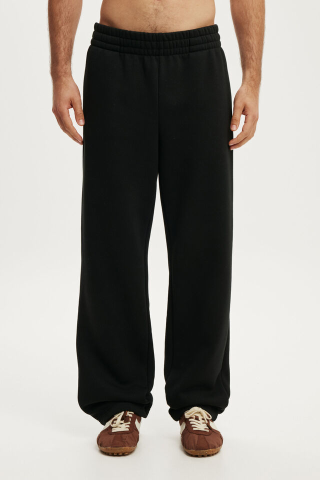 Baggy Sweat Pant, BLACK