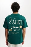 Box Fit Graphic T-Shirt, EVERGREEN/NY VALET CLUB - alternate image 3