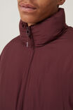 Recycled Puffer Relaxed Bomber, CRANBERRY - alternate image 4