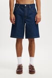 Baggy Denim Short, APOLLO BLUE - alternate image 2