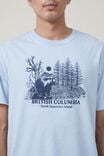 Loose Fit Souvenir T-Shirt, BLUE MIST/BRITISH COLUMBIA - alternate image 4