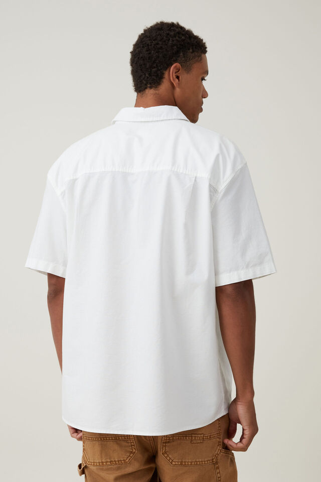 Relaxo Short Sleeve Shirt, WHITE