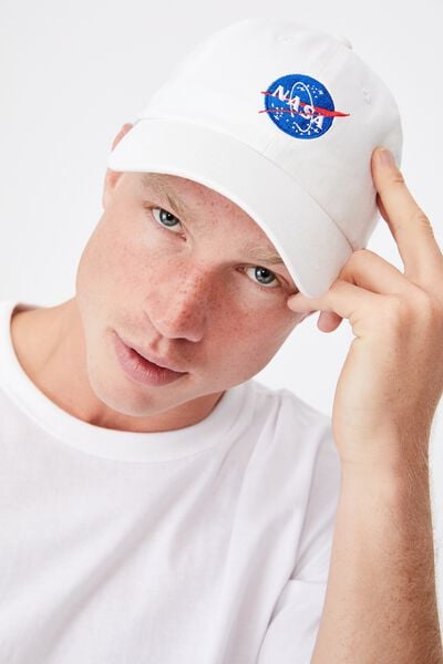 Special Edition Dad Hat, LCN NAS NASA BADGE/WHITE